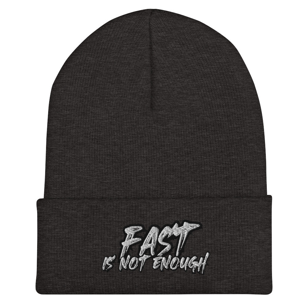 Fast Is Not Enough Cuffed Beanie - Furious Fast Driving