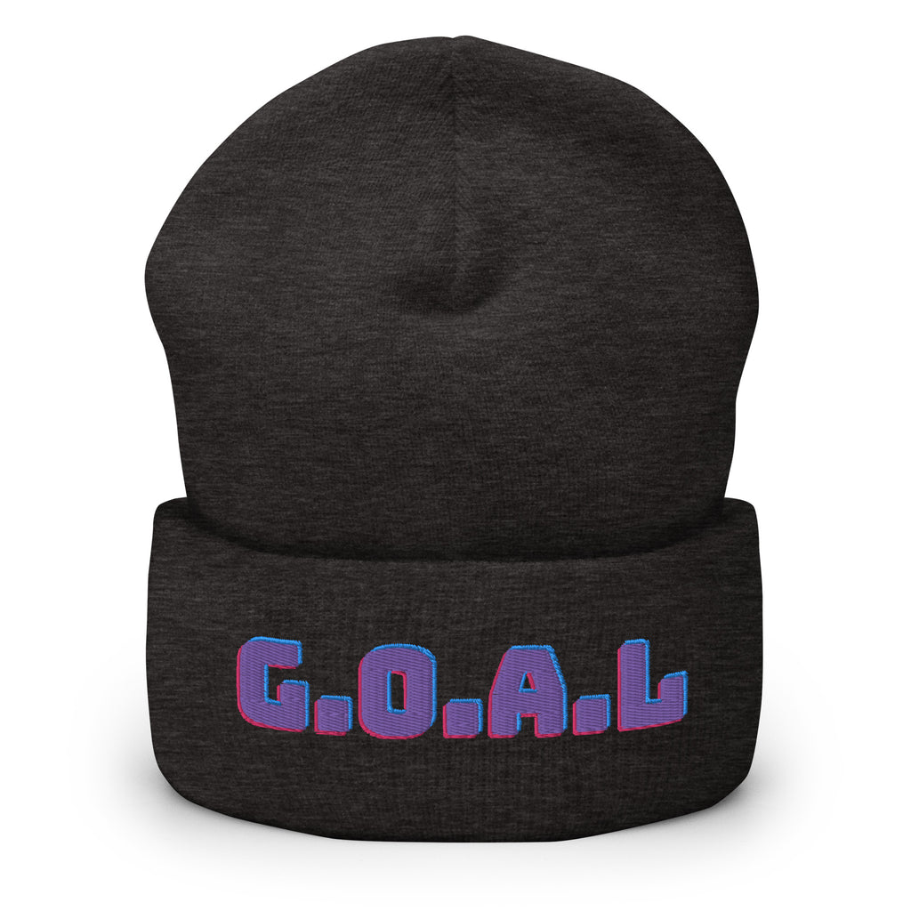 Goal Cuffed Beanie - Goals Statement Modern Beanie