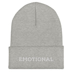 Emotional Cuffed Beanie Emo Funny Dark Goth Different Beanie