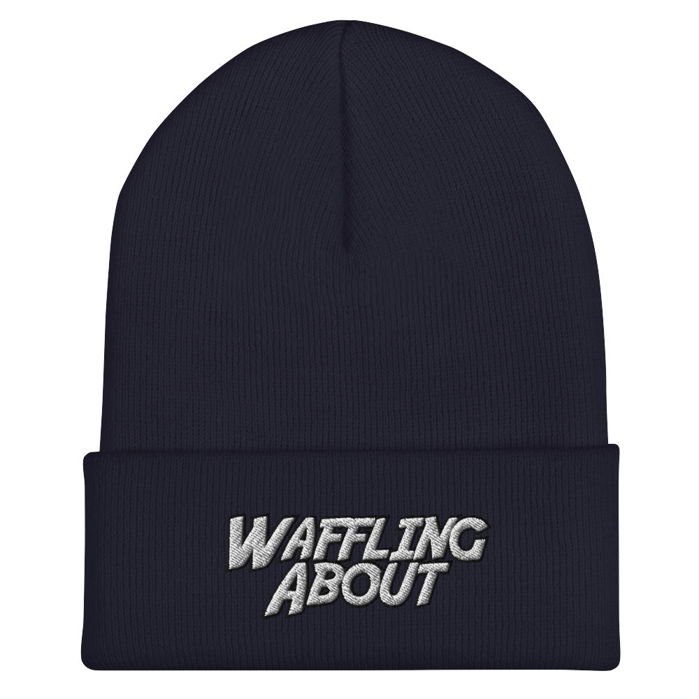 Waffling About Cuffed Beanie - Waffles, Messing Around, Hats, Dad beanie, Dad Hat