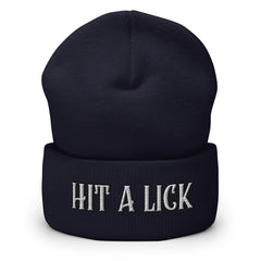 Hit a Lick Cuffed Beanie - Seize Opportunities