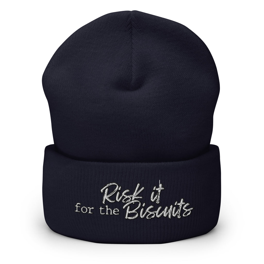 Risk It for the Biscuits Cuffed Beanie
