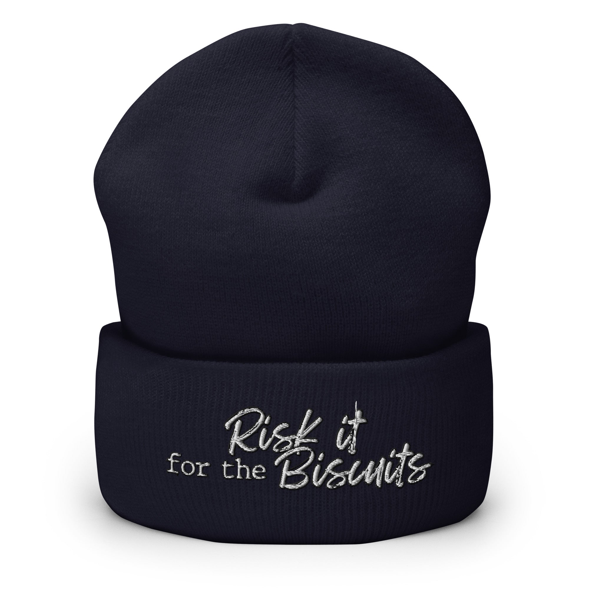 Risk It for the Biscuits Cuffed Beanie