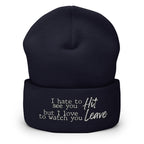 Hit it and Leave Cuffed Beanie