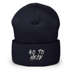 Go to H*ck Cuffed Beanie - Funny Blasphemy Beanie
