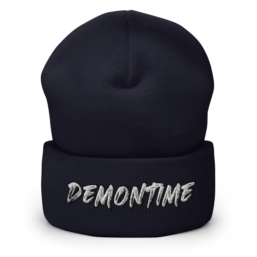 Demontime Cuffed Beanie - Demon Time Satanic Beanie