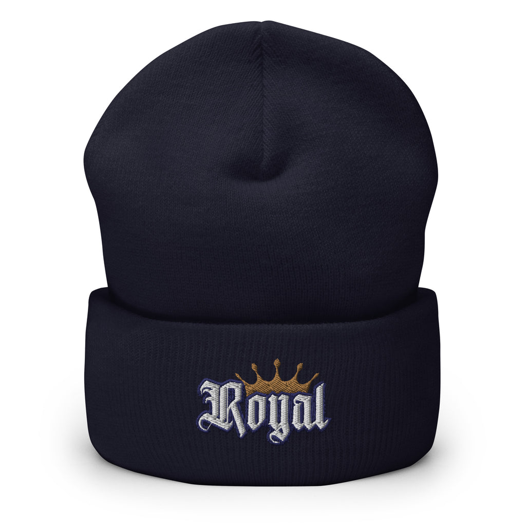 Royal Crown Cuffed Beanie - Royalty Crown Beanie