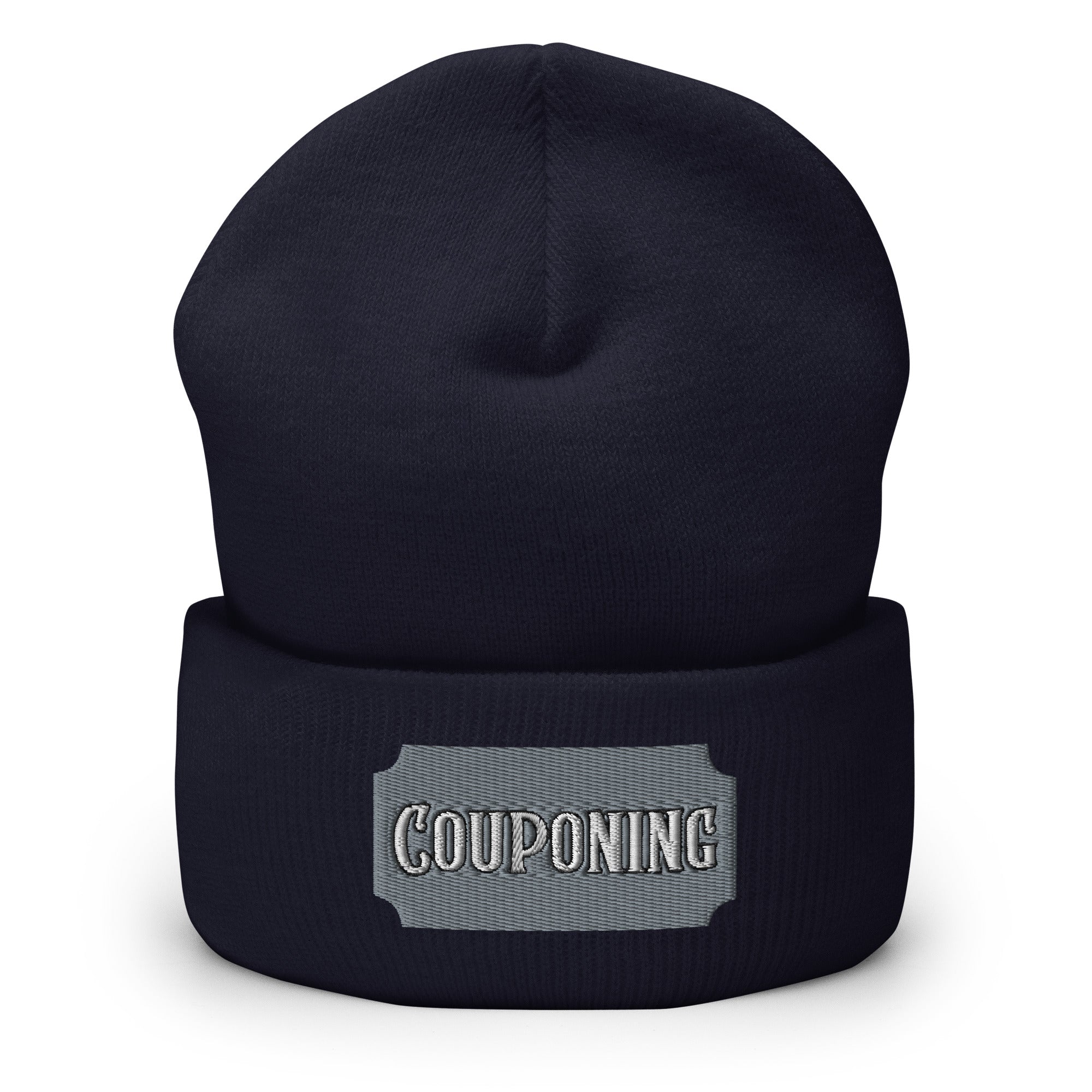 Couponing Cuffed Beanie - Mall Coupon Discount