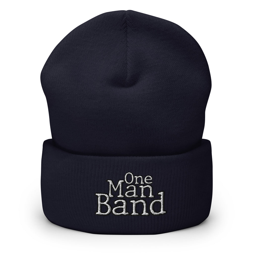 One Man Band Cuffed Beanie - Solo Musician, Band, Singer