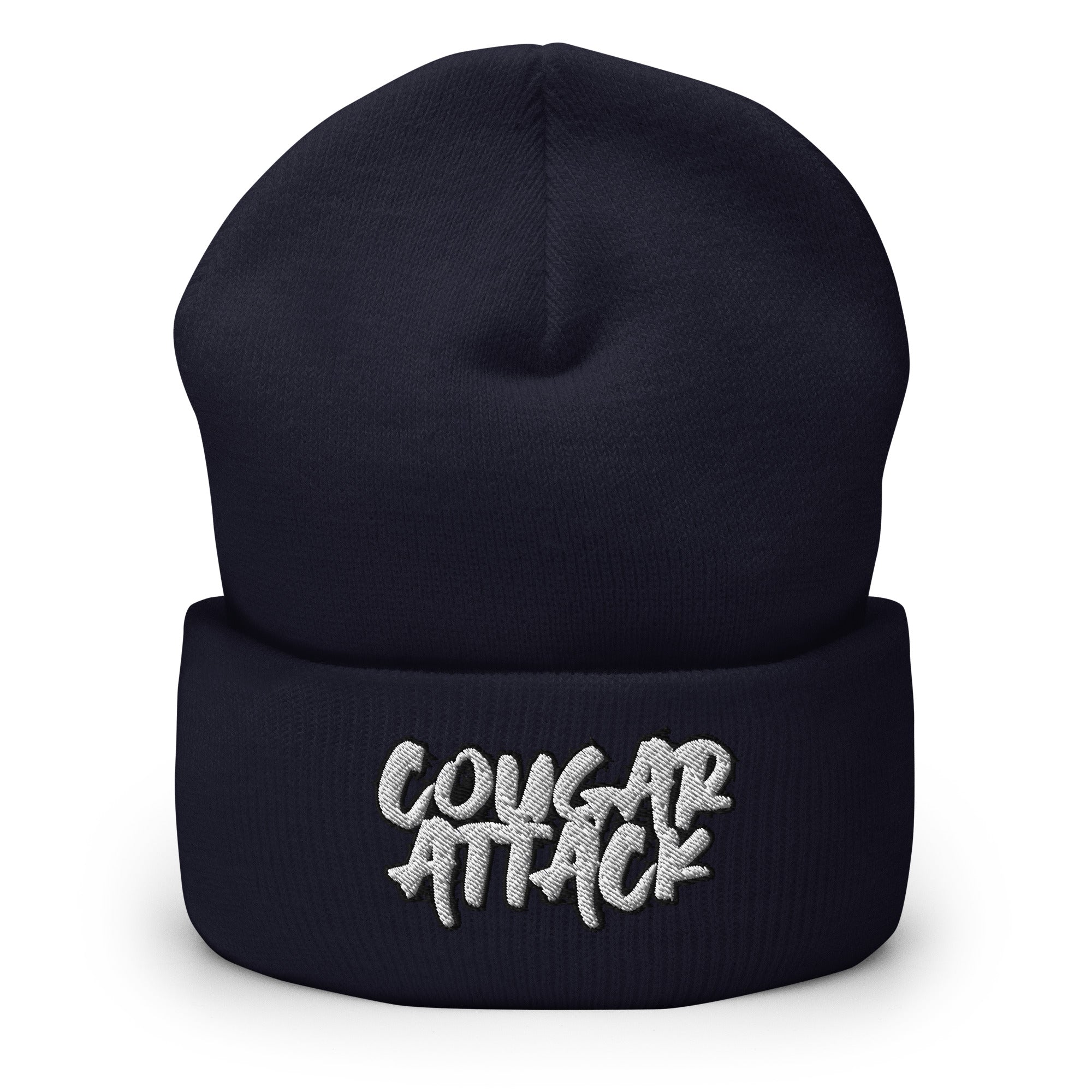 Cougar Attack Cuffed Beanie - MILF Mommy Cougar Beanie
