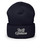 Facts Over Opinion Cuffed Beanie