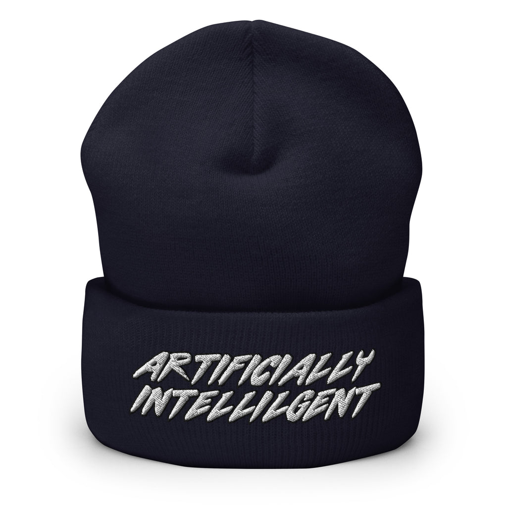 Artificially Intelligent Cuffed Beanie - AI Artificial Intelligence