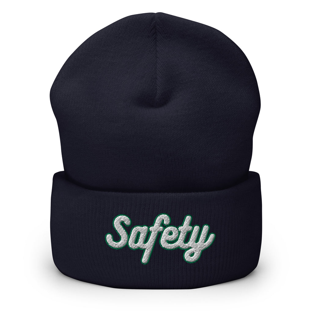 Safety Cuffed Beanie - Health and Safety Reminder Beanie