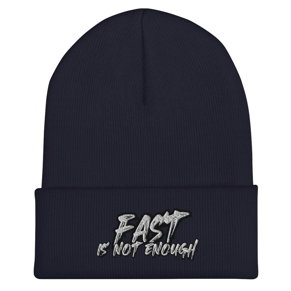Fast Is Not Enough Cuffed Beanie - Furious Fast Driving