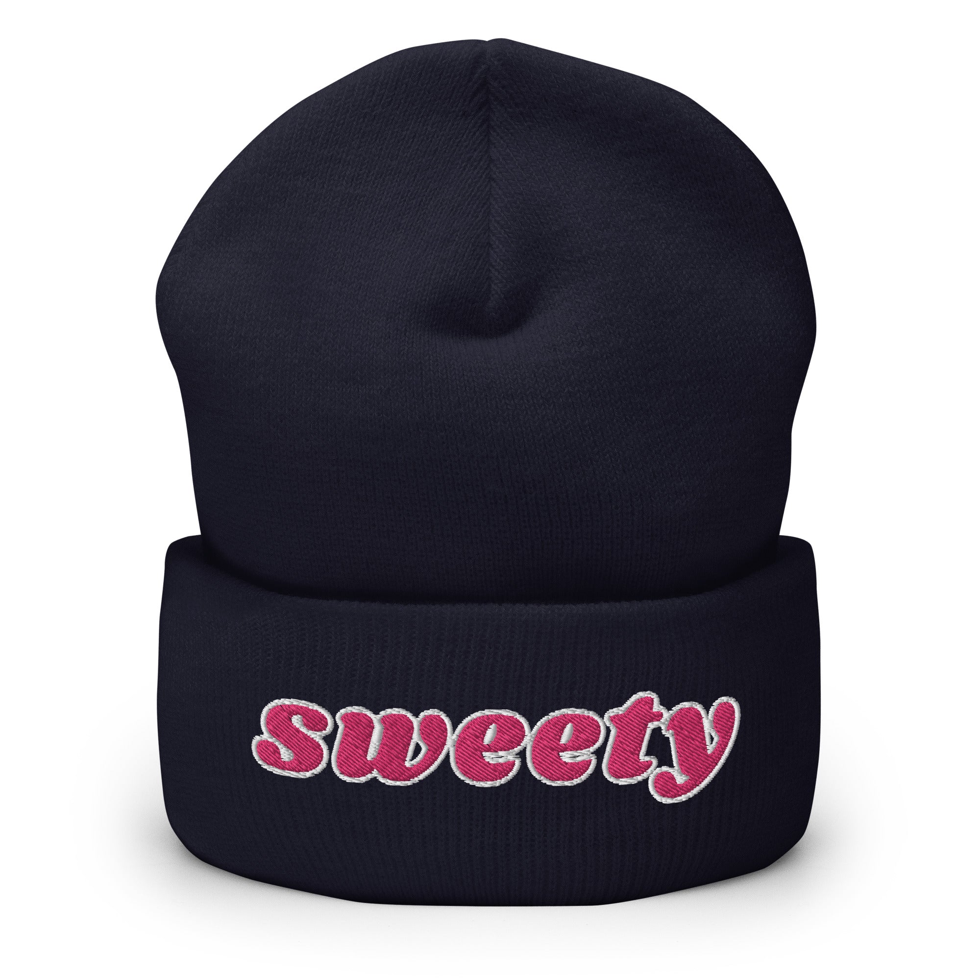 Sweety Cuffed Beanie - Sweetie Women's Statement Beanie