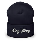 Stay Flexy Cuffed Beanie - Stay Flexible Minimalist Statement Beanie