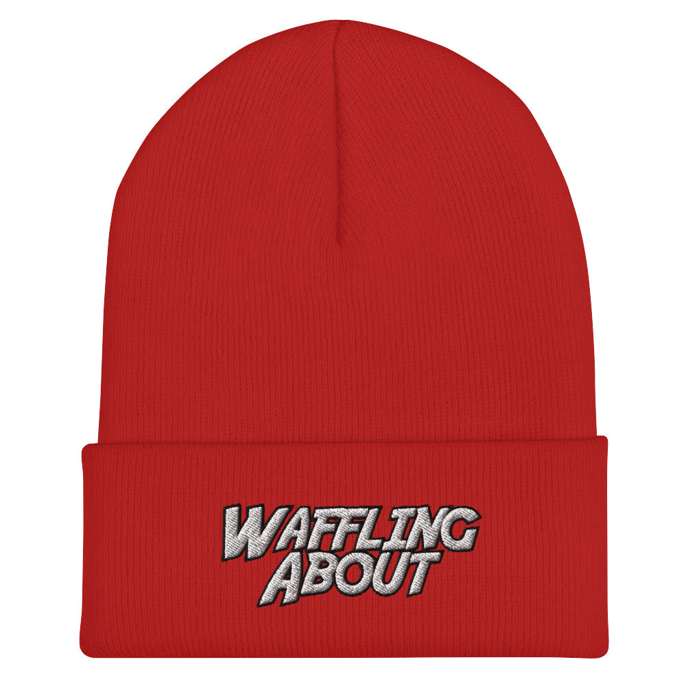 Waffling About Cuffed Beanie - Waffles, Messing Around, Hats, Dad beanie, Dad Hat
