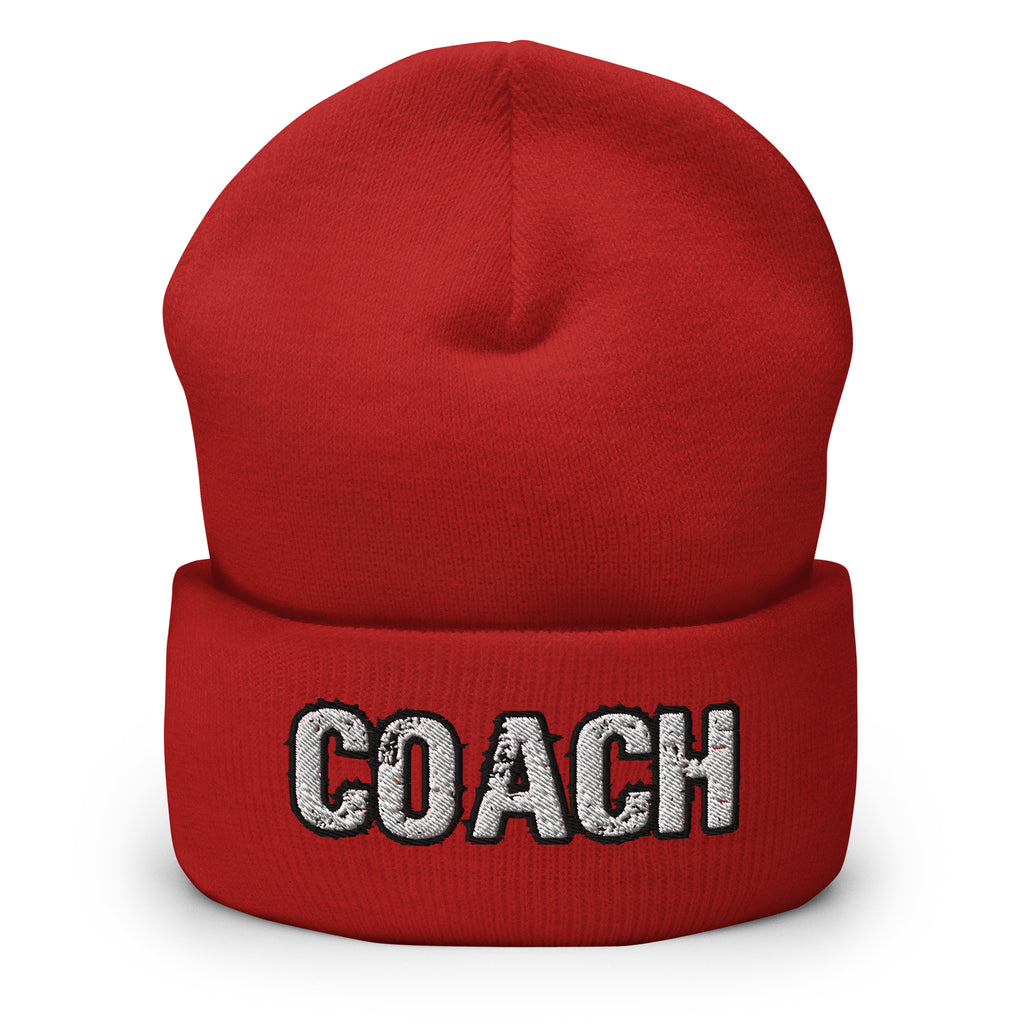 Coach Cuffed Trainer Beanie - Sport Coach Beanie