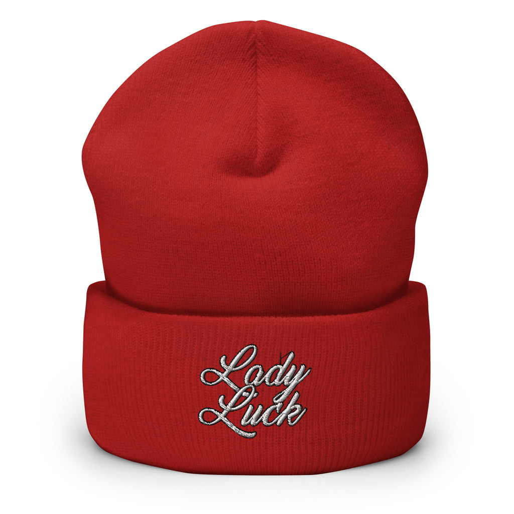 Lady Luck Cuffed Beanie - Lucky Fortune Hat