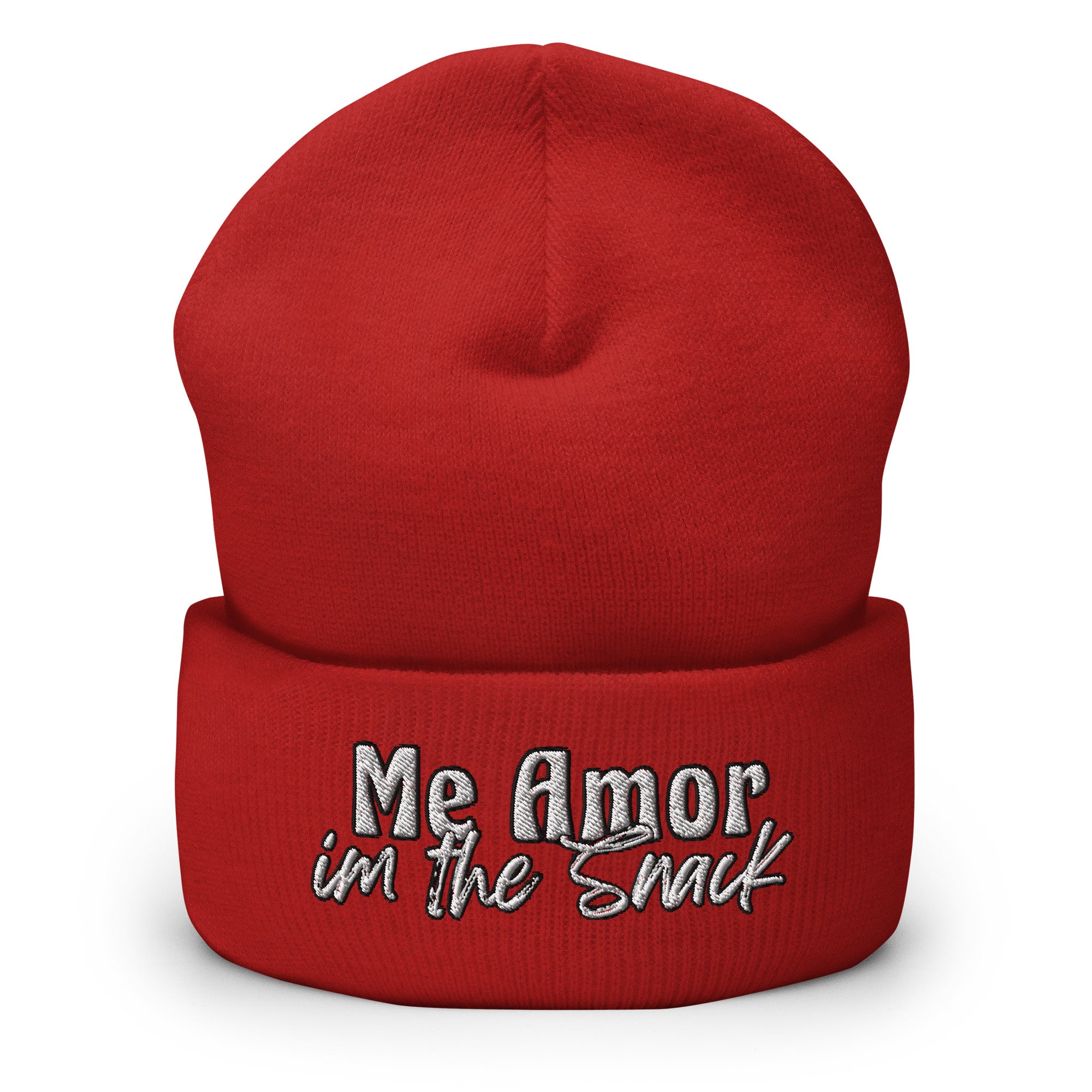 Mi Amor Im the Snack Cuffed Beanie - Funny Statement Beanie