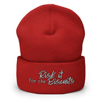 Risk It for the Biscuits Cuffed Beanie