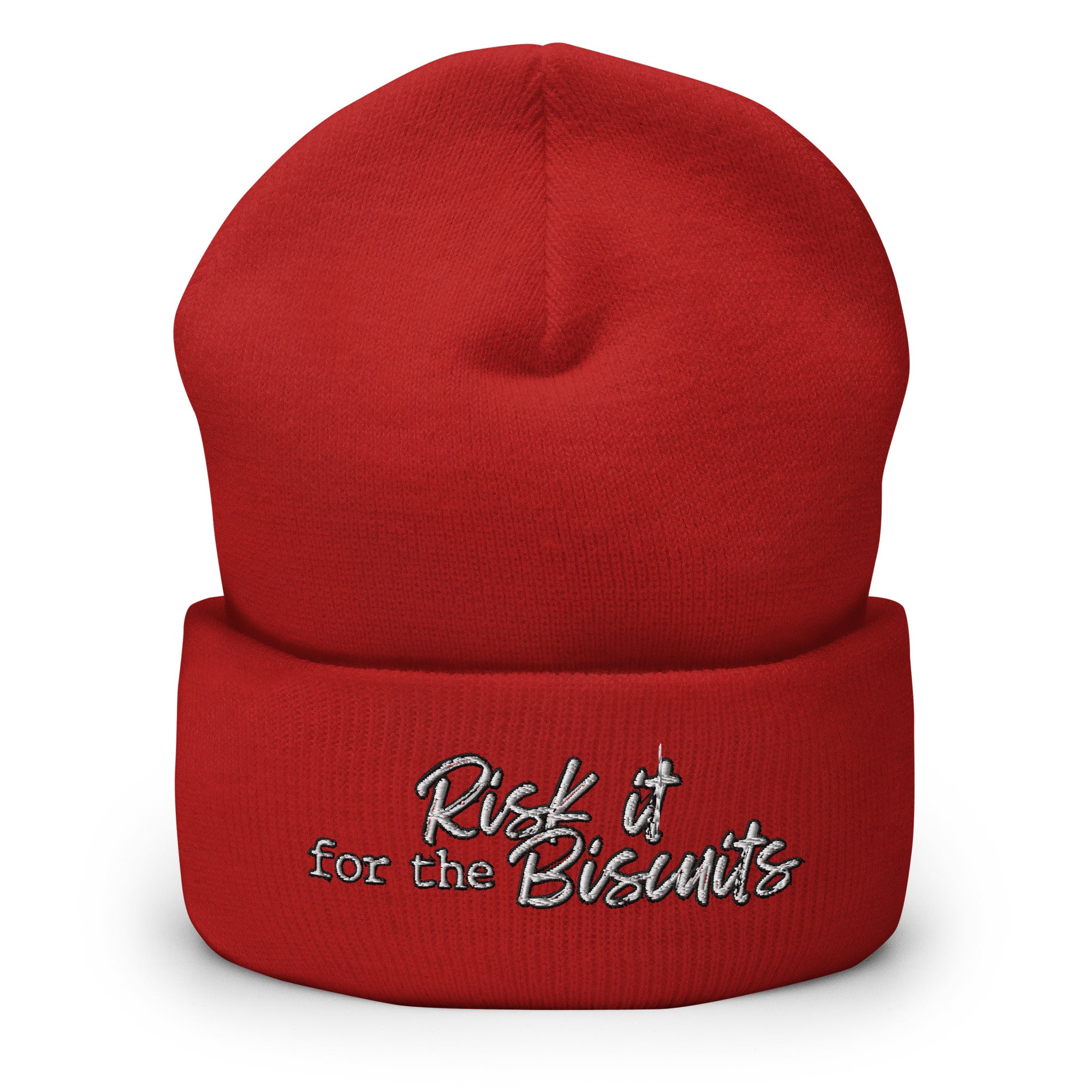 Risk It for the Biscuits Cuffed Beanie