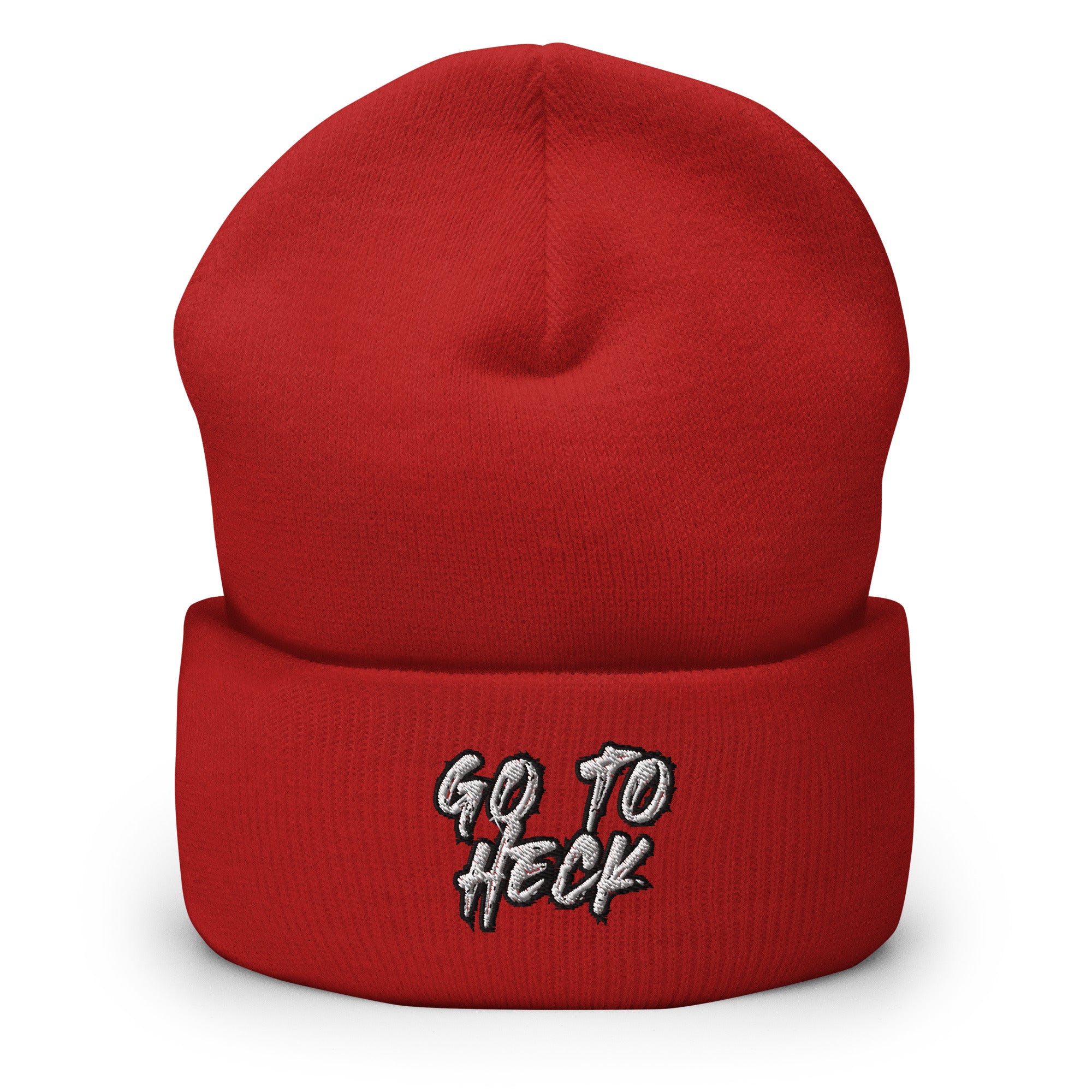 Go to H*ck Cuffed Beanie - Funny Blasphemy Beanie