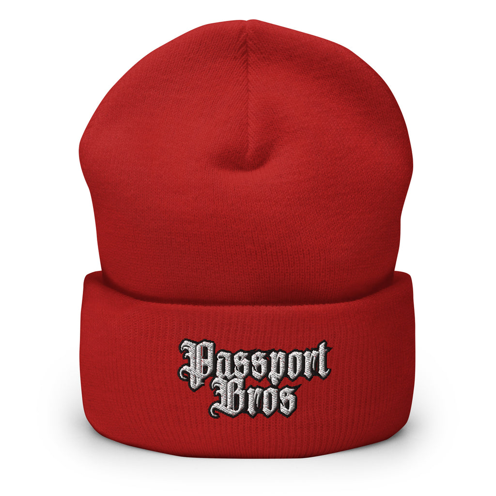 Passport Bros Cuffed Beanie - Foreign Woman Hunter