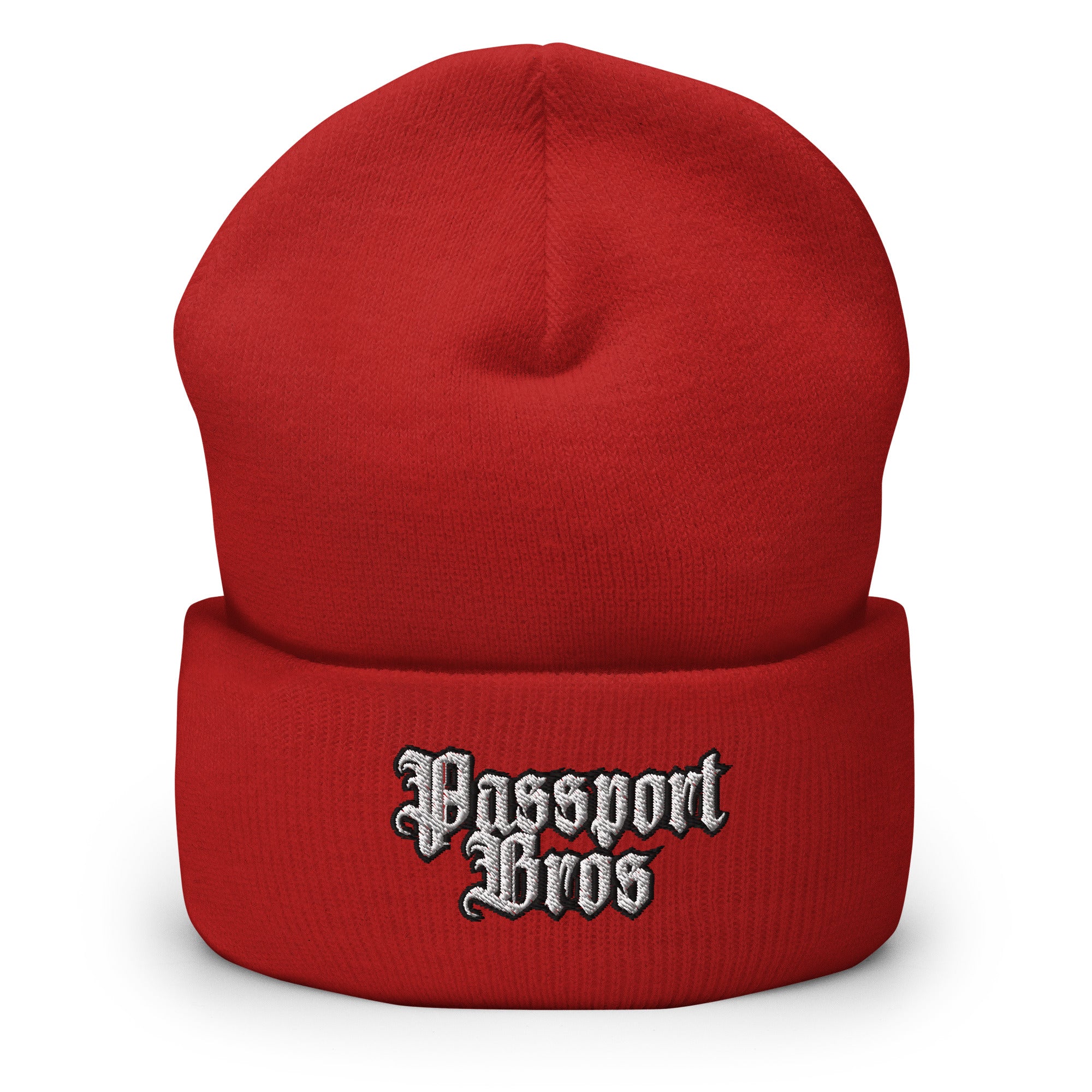 Passport Bros Cuffed Beanie - Foreign Woman Hunter