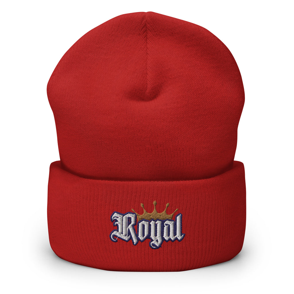 Royal Crown Cuffed Beanie - Royalty Crown Beanie