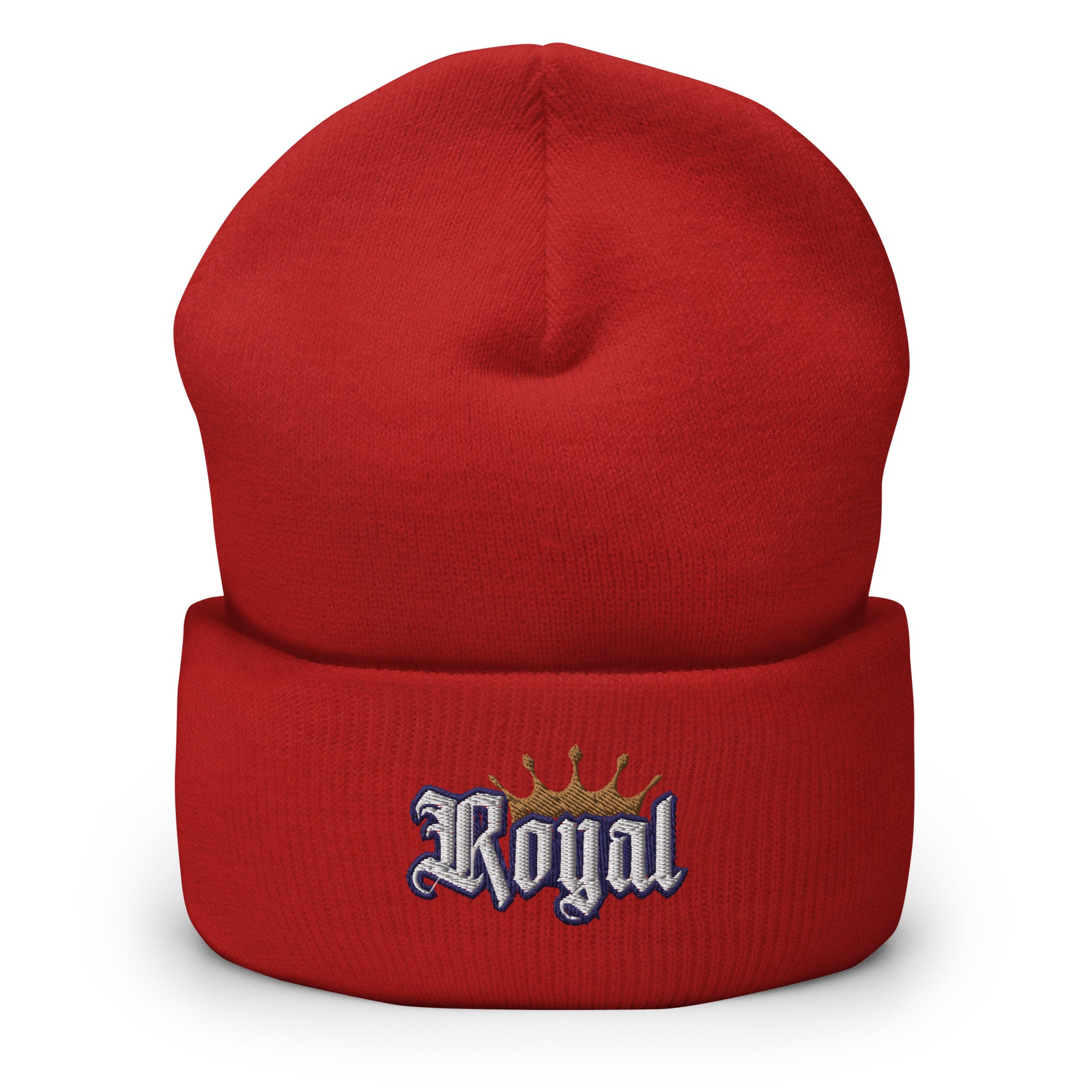Royal Crown Cuffed Beanie - Royalty Crown Beanie