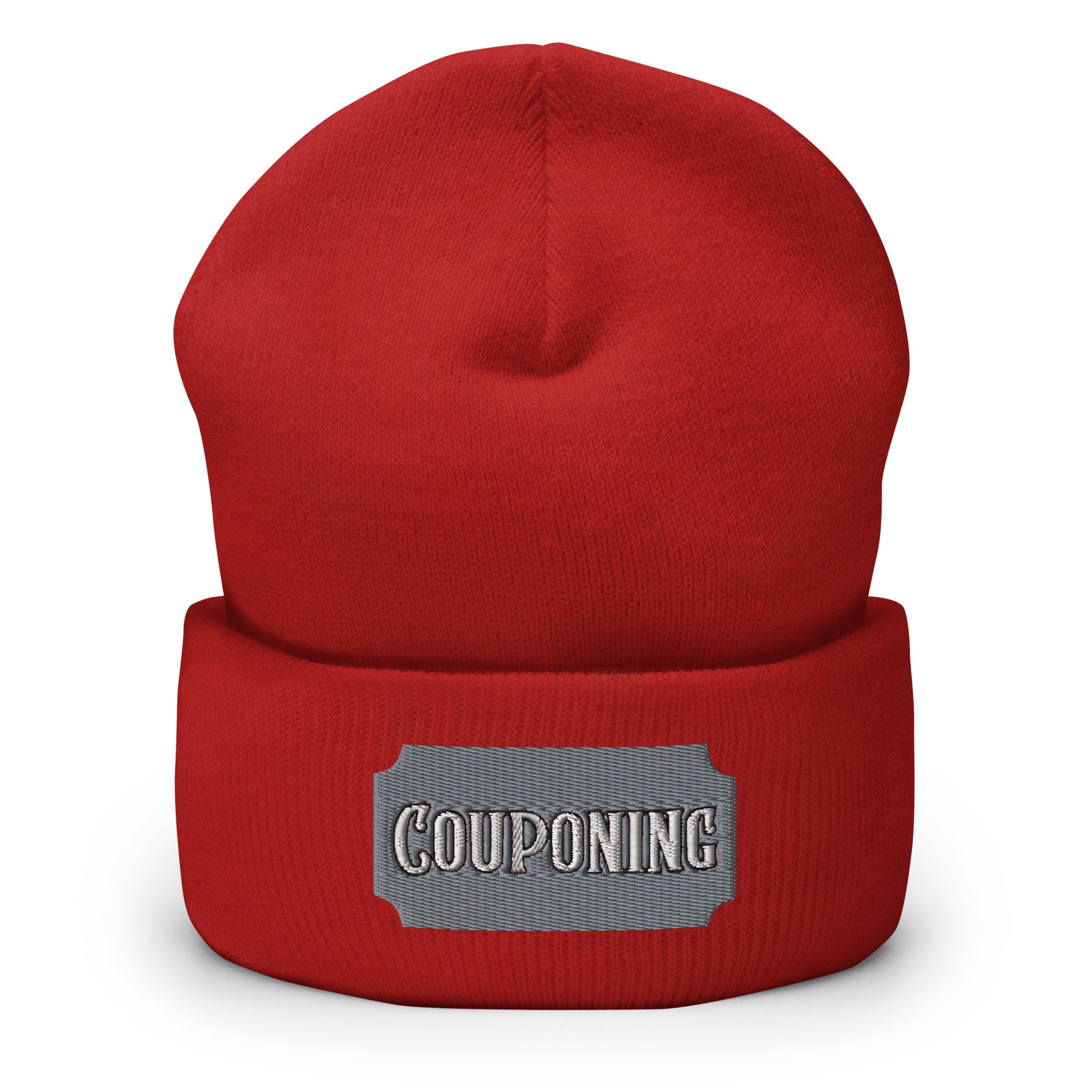Couponing Cuffed Beanie - Mall Coupon Discount