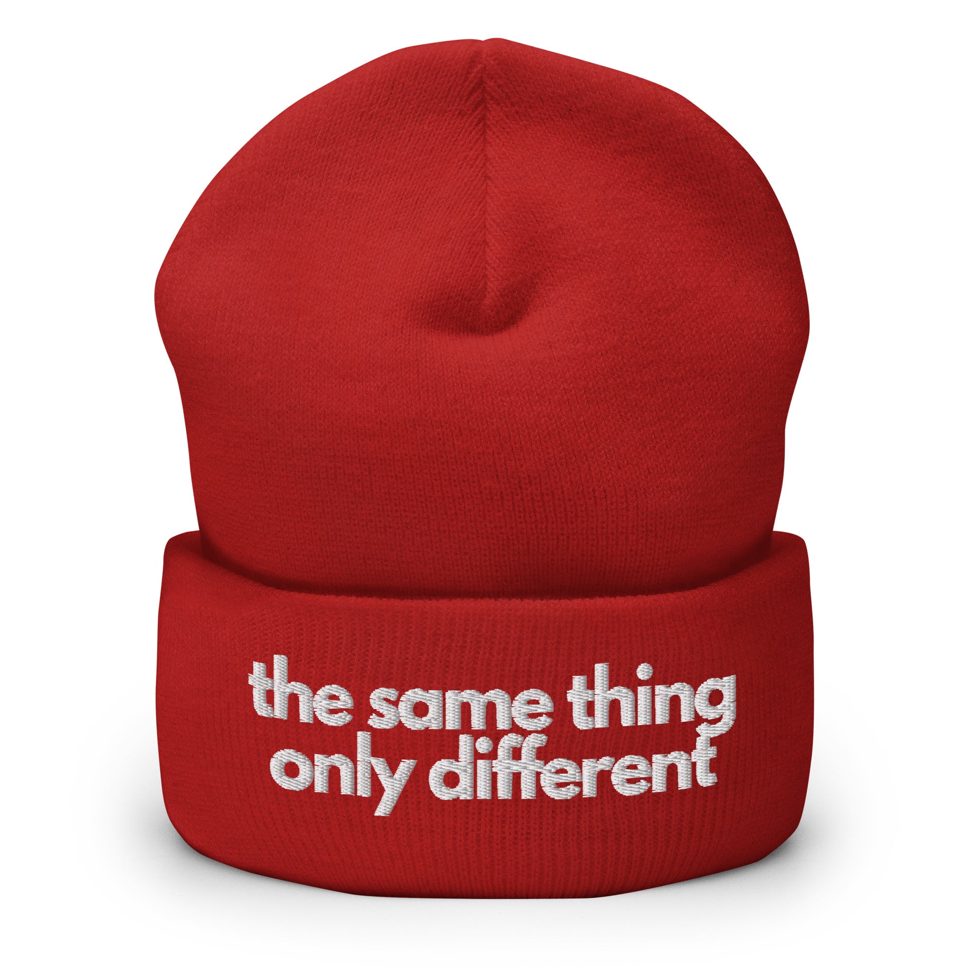 The Same Thing Only Different Cuffed Beanie - Equality Beanie
