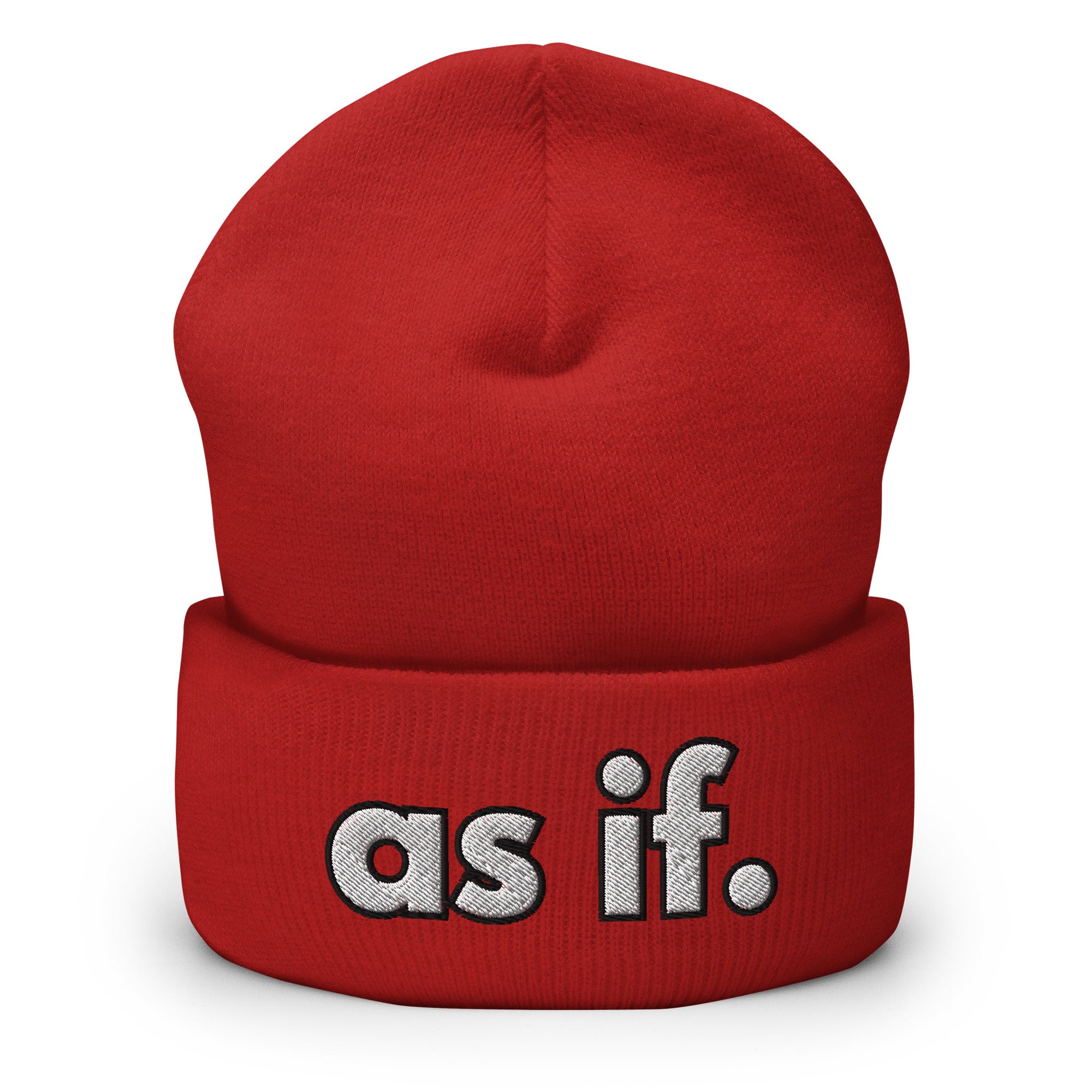 As If Cuffed Beanie - Funnt Statement Beanie