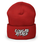 Cougar Attack Cuffed Beanie - MILF Mommy Cougar Beanie