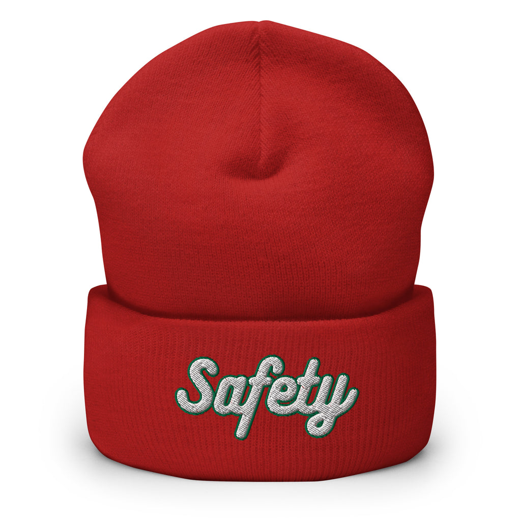 Safety Cuffed Beanie - Health and Safety Reminder Beanie