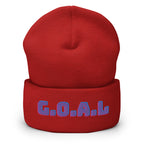 Goal Cuffed Beanie - Goals Statement Modern Beanie