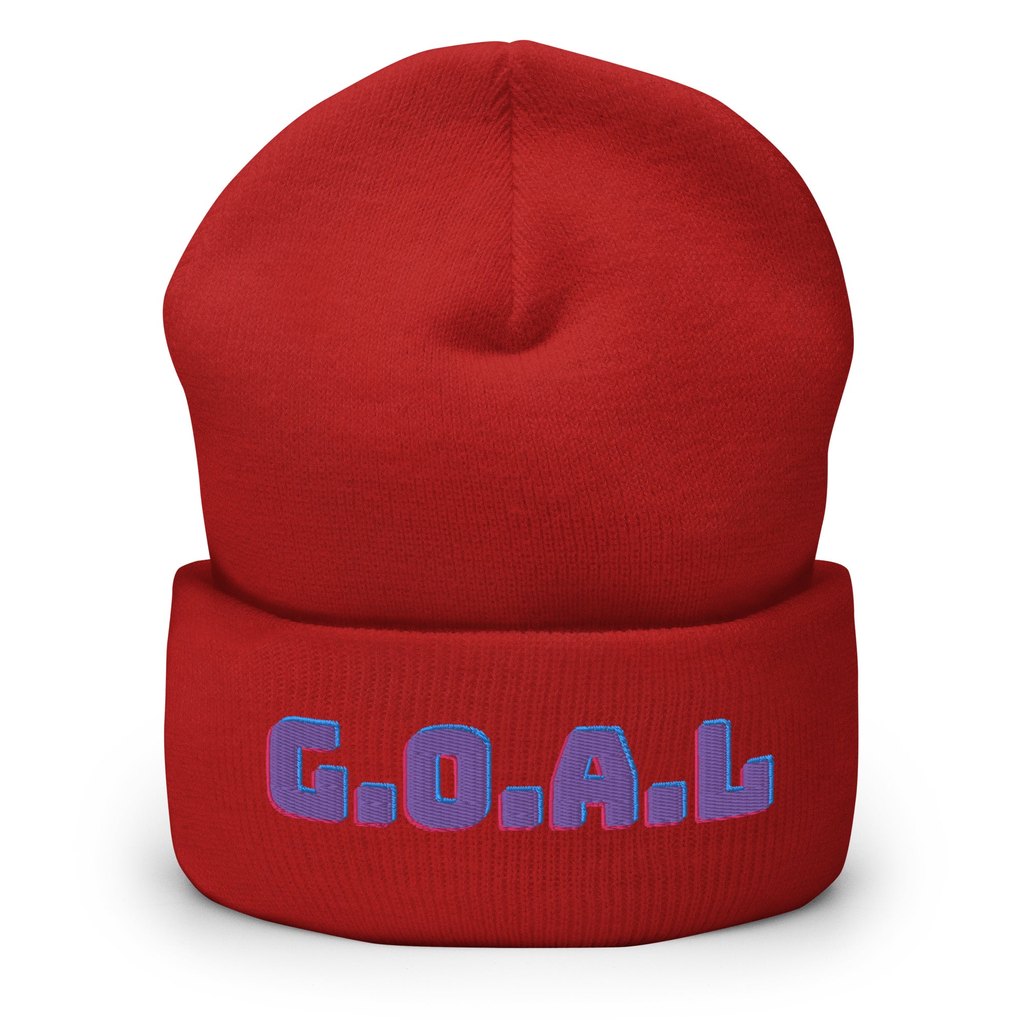 Goal Cuffed Beanie - Goals Statement Modern Beanie