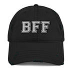 BFF Best Friends Distressed Hat - Best Friends Pair Hat