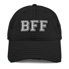 BFF Best Friends Distressed Hat - Best Friends Pair Hat