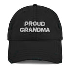 Proud Grandma Distressed Hat - Best Grandparent Hat