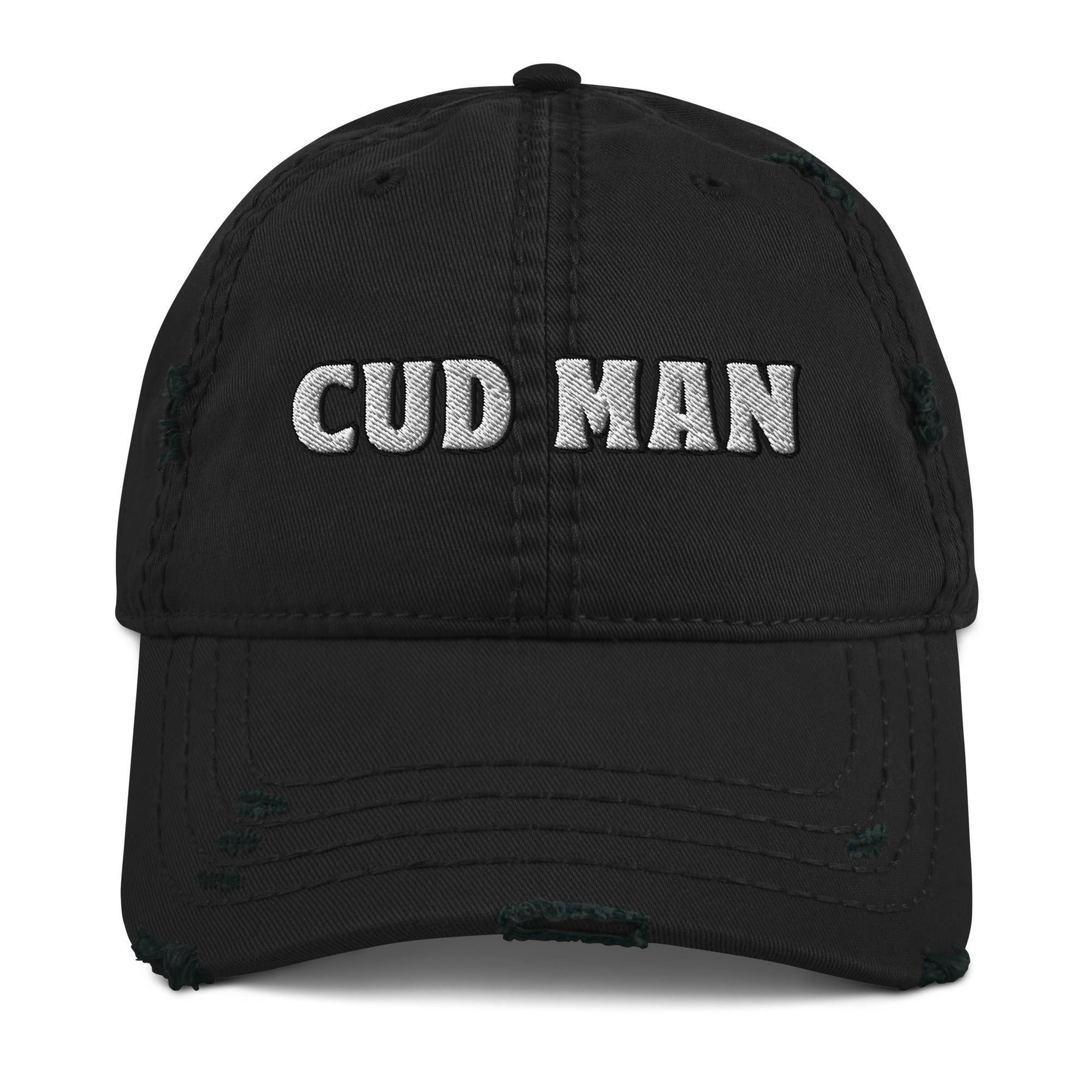 Cud Man Distressed Dad Hat