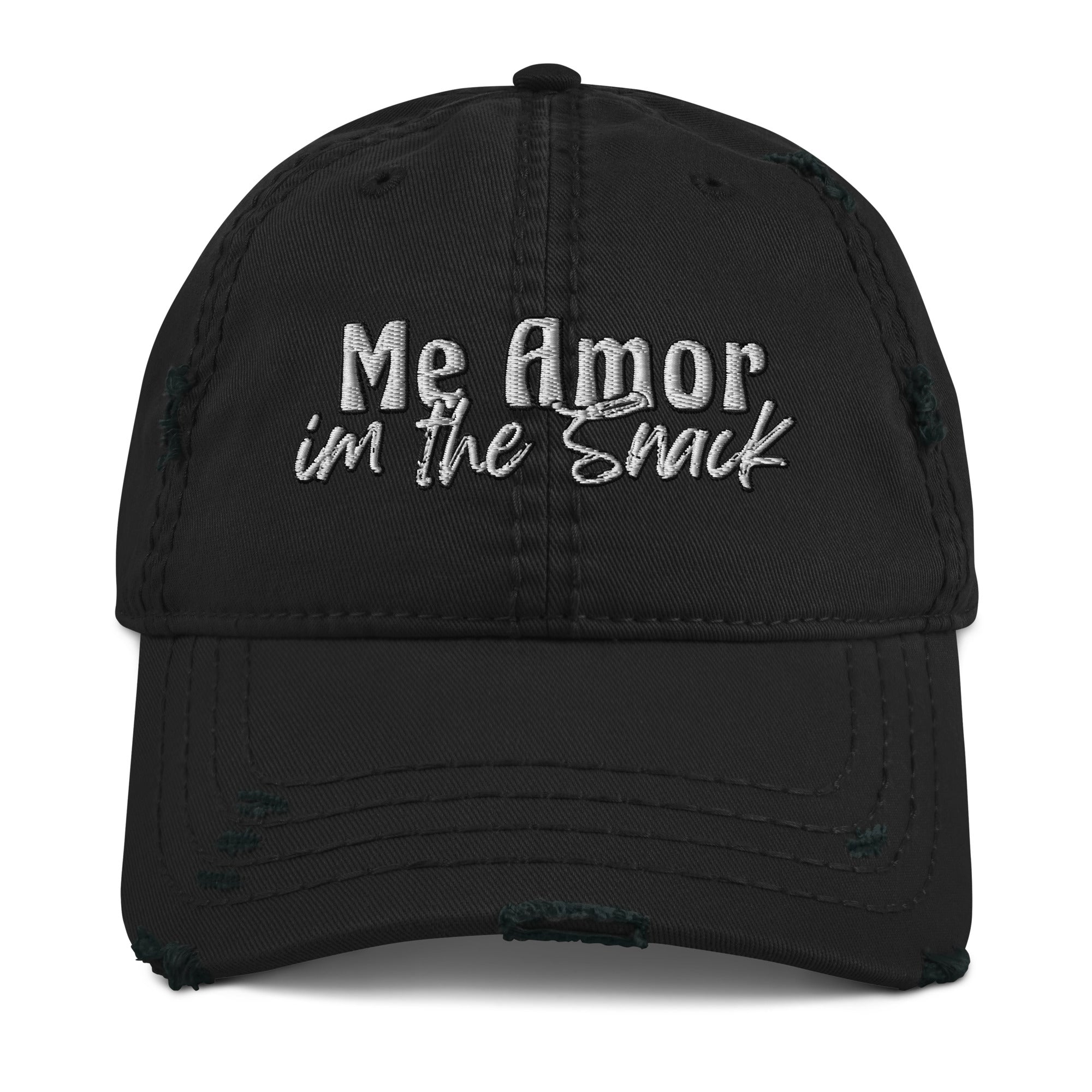 Mi Amor Im the Snack Distressed Dad Hat - Funny Statement Hat