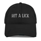 Hit a Lick Distressed Dad Hat - Seize Opportunities