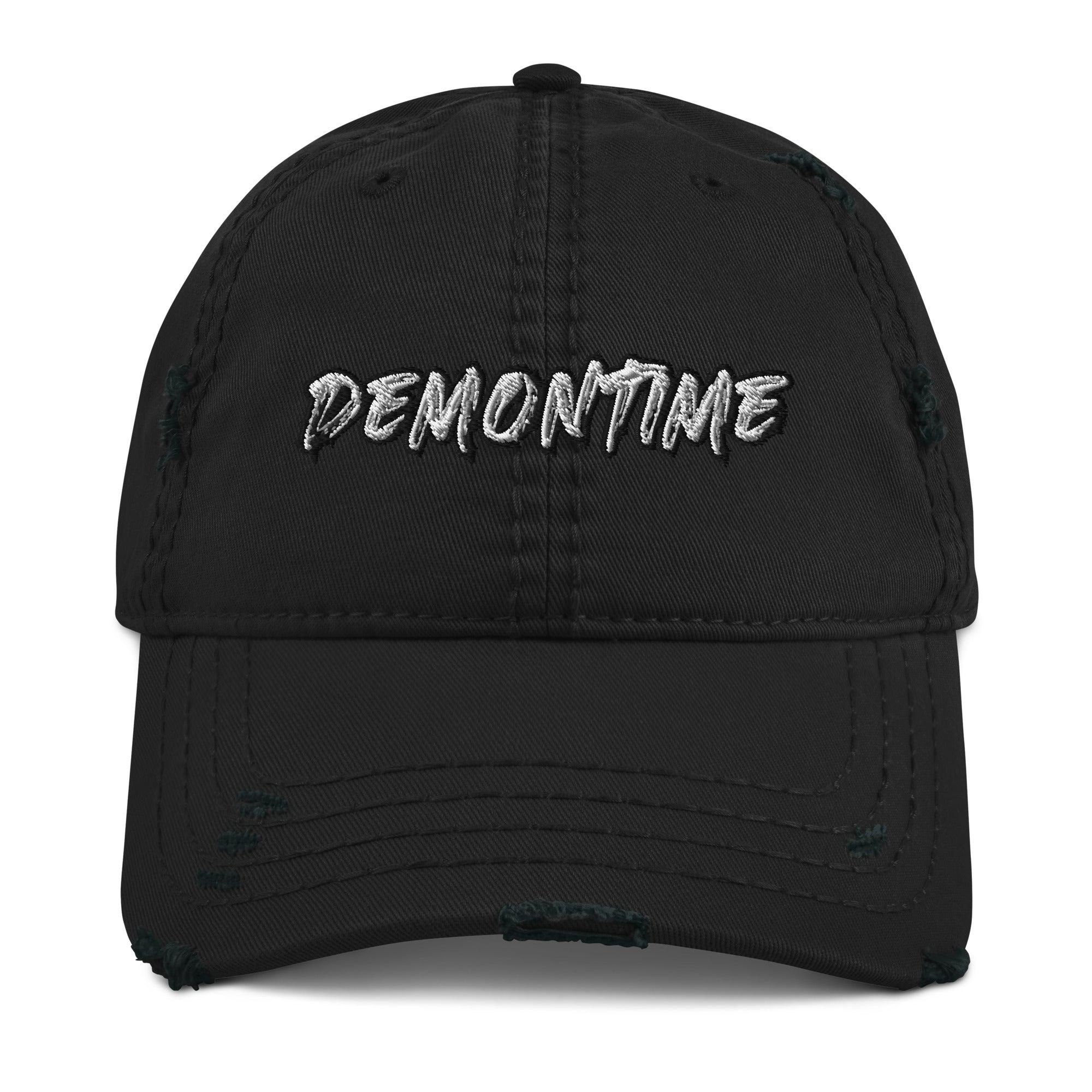 Demon Time Distressed Dad Hat - Supernatural, Demonic Statement Cap