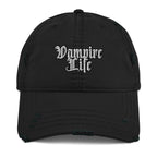 Vampire Life Distressed Dad Hat - VampLife, Dracula, Goth
