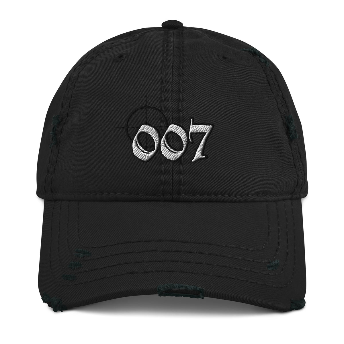 007 Assassin Distressed Dad Hat - Asssassin Hitman 007 Cap