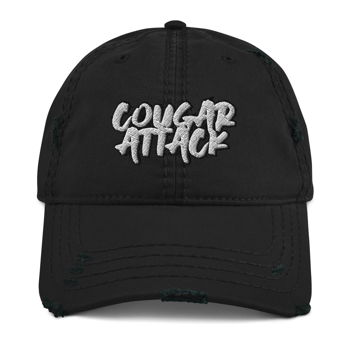 Cougar Attack Distressed Dad Hat - MILF Cougar