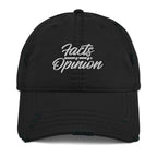 Facts Over Opinion Distressed Dad Hat
