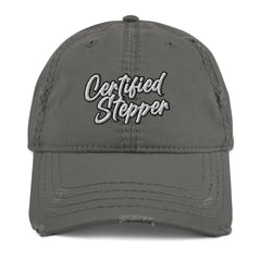 Certified Stepper Distressed Dad Hat - FGE and Juice